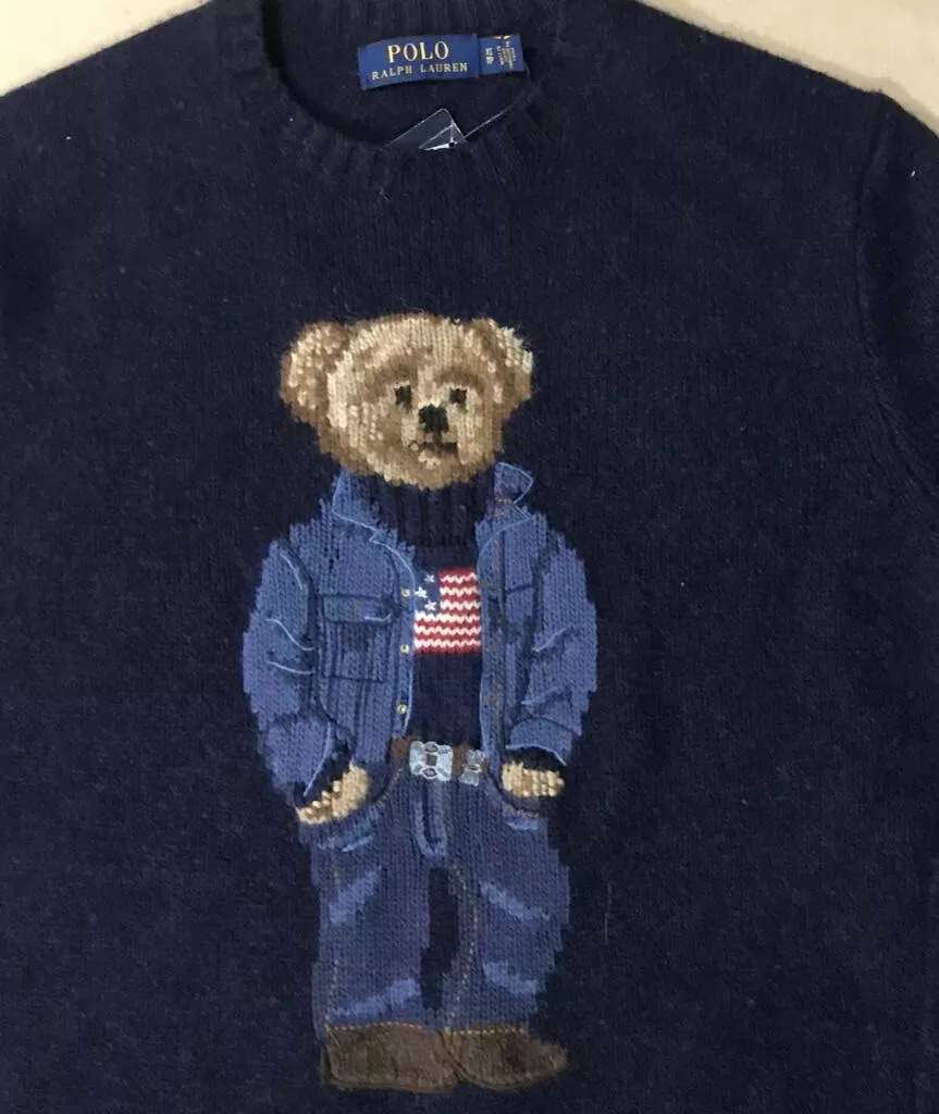 Ralph lauren teddy sales bear jumper mens