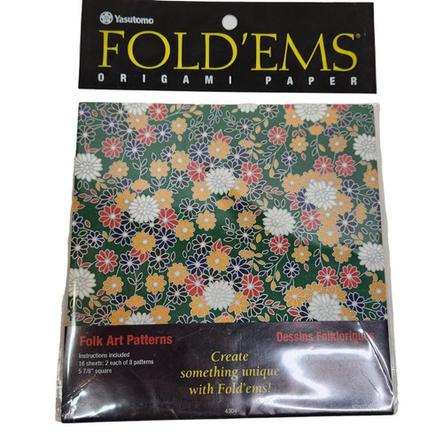 HUGE Aitoh Yasutomo Japanese Fold‘Ems Origami Paper Oriental Paper Lot 200 Sheet - Picture 6 of 9