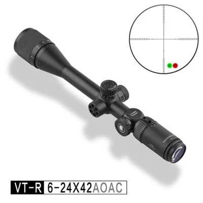 Discovery Optics Zielfernrohr VT-R 6-24x42 AOAC 1/4 MOA inkl. Montagen, Neu