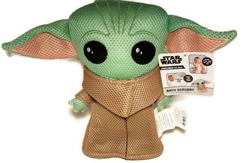 Star Wars THE MANDALORIAN THE CHILD 11" Handheld Bath Scrubby Scrubber Sponge - Picture 12 of 12