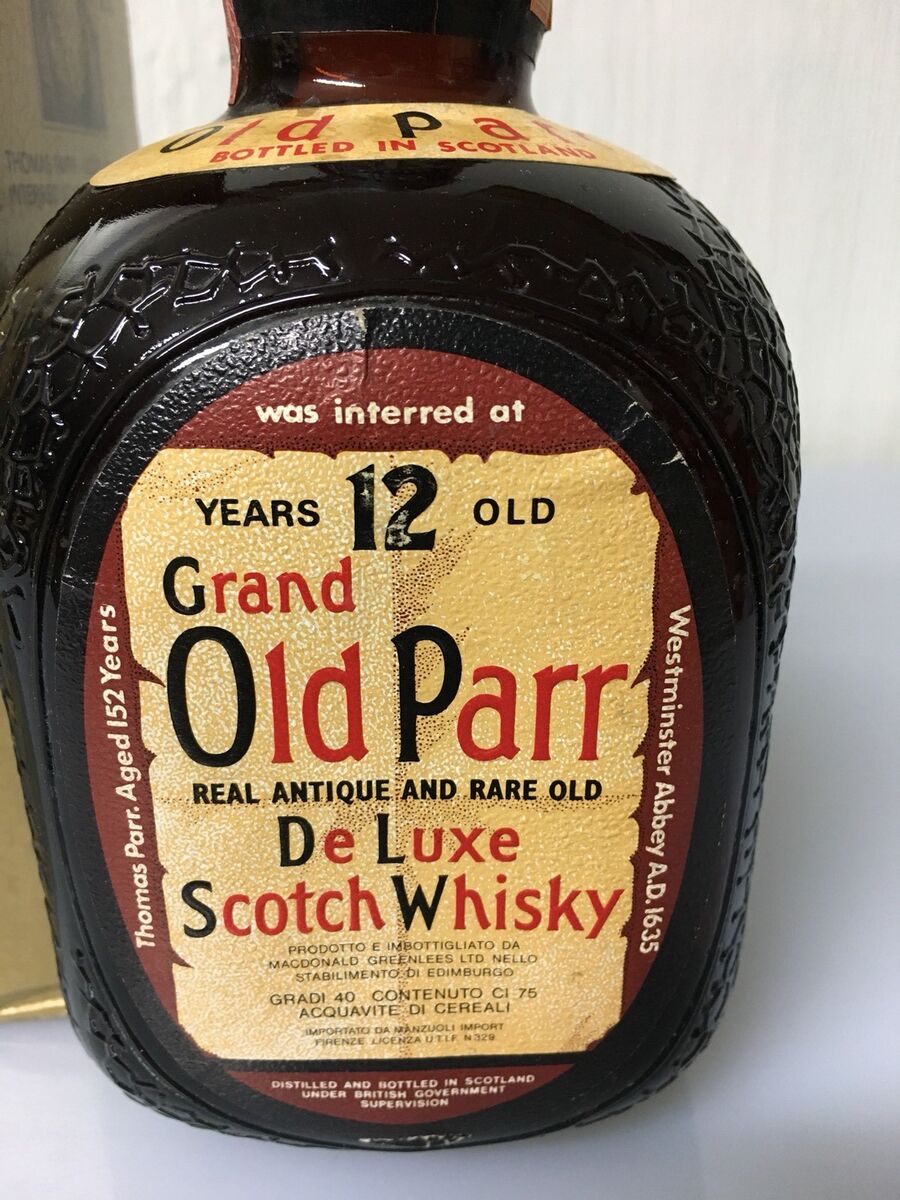 Grand Old Parr 12yo De Luxe Scotch Whisky 75cl 40% Vol Grand Old Parr 12yo De Luxe Scotch Whisky 75cl 40% Vol