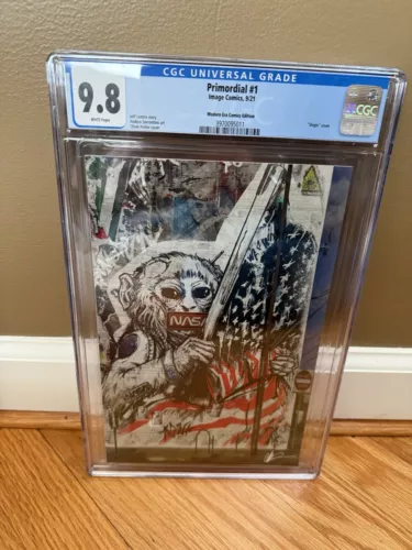 Primordial #1 CGC 9.8 Potter Modern Era Comics Banksy Homage CGC 9.8 LTD 500