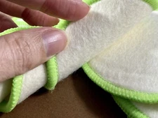 Hemp Fleece Cloth Facial Pads Washable Reusable Soft Face Makeup Remover Wipes 