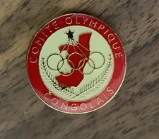 DRC Congo Undated National Olympic Committee NOC Pin