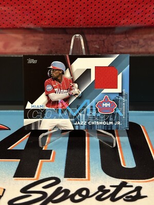 Topps - ジャッジ　topps 2024 AllStarStitchesJersey 2024 Topps Series 1 Jazz Chisholm Jr. #SMLB-10 Stars or MLB