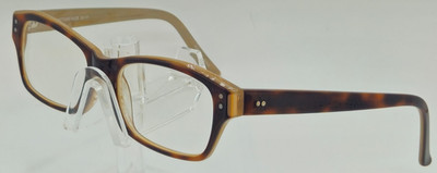 Booth & Bruce England Unisex PO67 Tortoise Haze Eyeglass Frames 52-17 B1