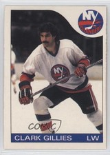 1985-86 O-Pee-Chee Clark Gillies #81 HOF 0a4