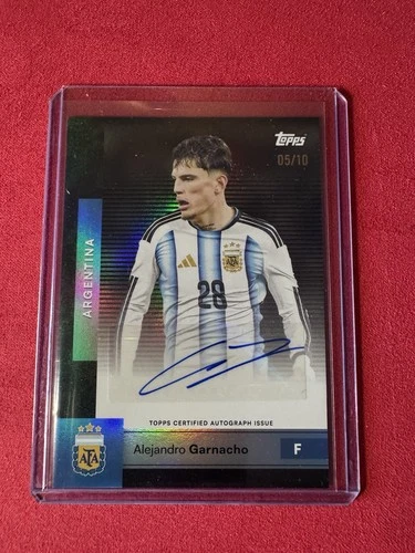 Alejandro Garnacho /10 - AUTO - Topps Argentina Team Set 2026