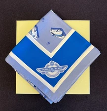 2015 ROLEX 65th Pebble Beach Concours Tour Volunteer Silk Scarf CUNNINGHAM NEW