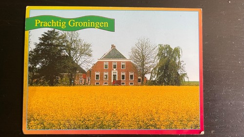 1999 Netherlands Postcard to Nepal – Priority Airmail, Groningen View, Stamps & - Picture 2 of 2