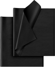 Black Tissue Paper - 30 Sheets, 14 x 20 Inch, Gift Wrapping, DIY Crafts, Wedding