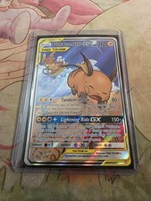 Pokémon Raichu & Alolan Raichu GX 221/236 Sm-Unified Minds Alternate Art