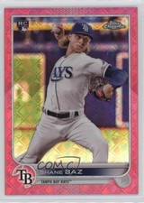 2022 Topps Chrome Logofractor Edition Pink Refractor 173/199 Shane Baz #8 15sd
