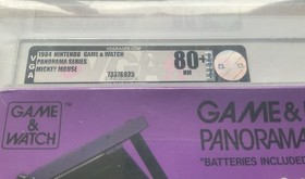 Nintendo Game&Watch Mickey Mouse Pano NOS , SEALED AND GRADED ABSOLUTELY RARITY 