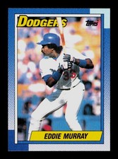 Eddie Murray Los Angeles Dodgers Baseball Topps Trading Card