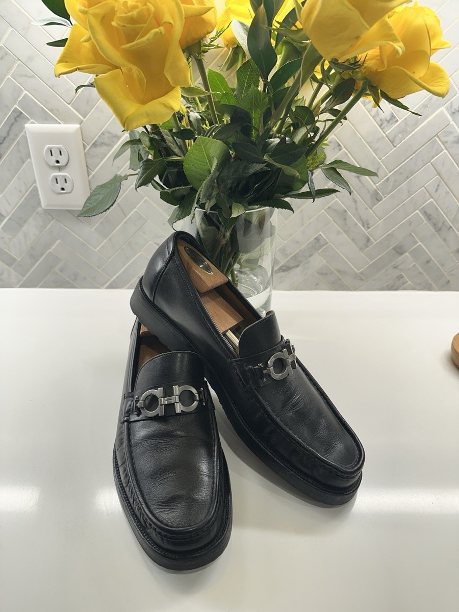 VTG Size 11 D Salvatore Ferragamo Gancini Horse Shoe Bit 