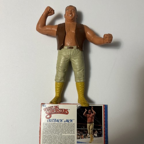 Vintage 1987 WWF LJN Titan Sports OUTBACK JACK Wre...