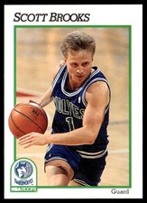 1991-92 Hoops Scott Brooks Minnesota Timberwolves #395