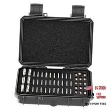65 Slots Coin Cell Battery Case for CR2032 CR2016 65 x Button Battery Case