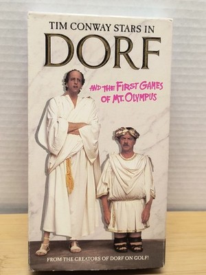 Dorf and the First Games of Mount Olympus (VHS) 1988 Tim Conway