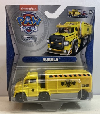 Paw Patrol True Metal Big Truck Pup RUBBLE NEW