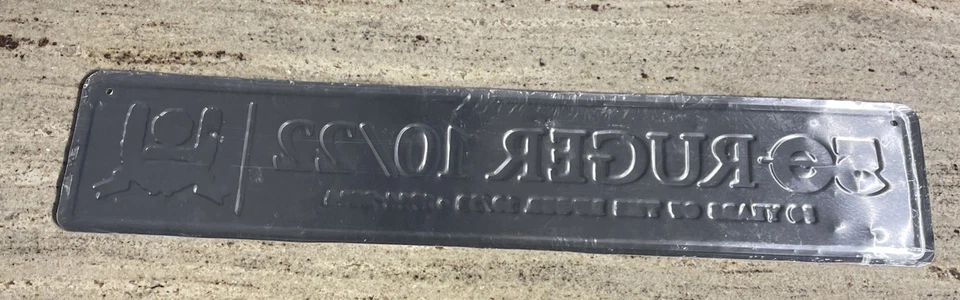 1964-2014 50 Years Ruger 10/22 Anniversary Collectors Embossed Tin Sign NOS 24” — 第 2/4 张图片