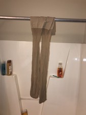 Vintage Pair Of Beige Nylon Stockings Pantyhose Size B Good Condition