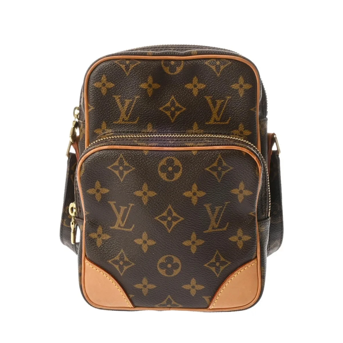 Vuitton — Louis Vuitton Amazone M45236 Shoulder Bag Monogram Canvas Brown #WB2842