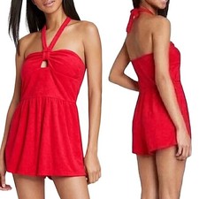 Wild Fable red terry cloth romper NEW