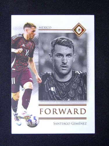 2025-26 Futera Unique Santiago Gimenez #66 Forward /62