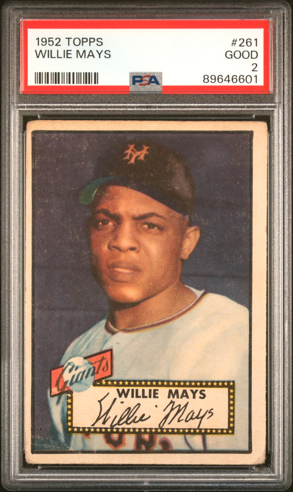 1952 Topps Willie Mays #261 PSA 2 - New York Giants - HOF