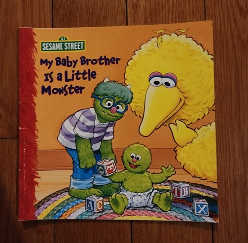 Lot of 6 Sesame Street Elmo Ernie Bird Books Picture/Story Child Kid Toddler Mix - Foto 10 di 19