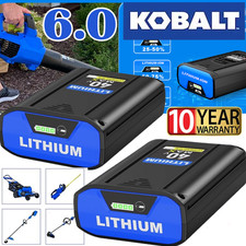 2 PACK For Kobalt 40v MAX 6.0 Ah Extended Run Li-Ion Battery KB440-03 KB540-06
