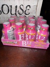 Pink Lemonade B12 Energy Shots 10,000 - 2oz 12-pack BB 08/2027