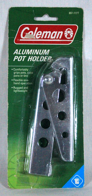 RARE VTG 1960-80S COLEMAN 807-117T ALUMINUM CAMPING POT HOLDER NEW IN PACKAGE