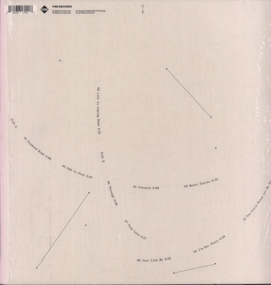 Amber Arcades Barefoot On Diamond Road LP vinyl Europe Fire 2023 Black Vinyl lp - Photo 2/4