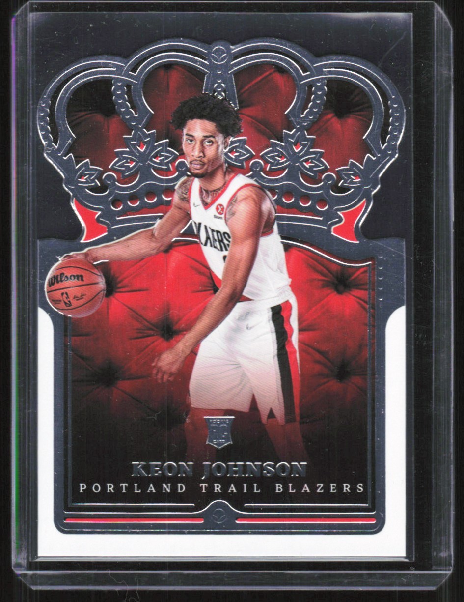 2021-22 Panini Crown Royale Keon Johnson Portland Trail Blazers #63