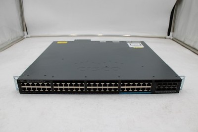 Cisco WS-C3650-12X48UR-L 48-Port Stackable Layer 3 8x10G SFP+ Port Switch