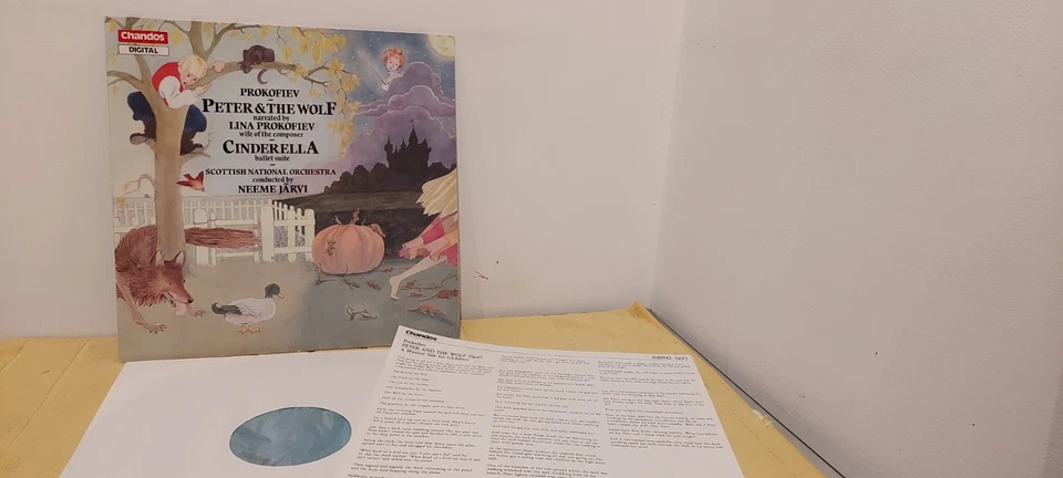 Prokofiev - Cinderella & Peter and The Wolf • JARVI • IMPORT NM VINYL - Image 3 of 4