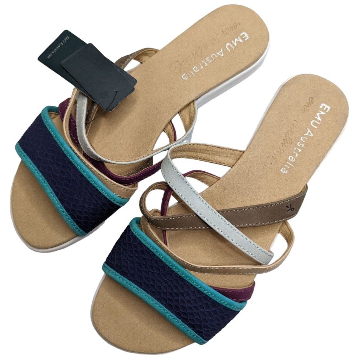 APL Sandali slip on Emu Australia donna taglia 9 10 con cinturino Jimble NUOVI