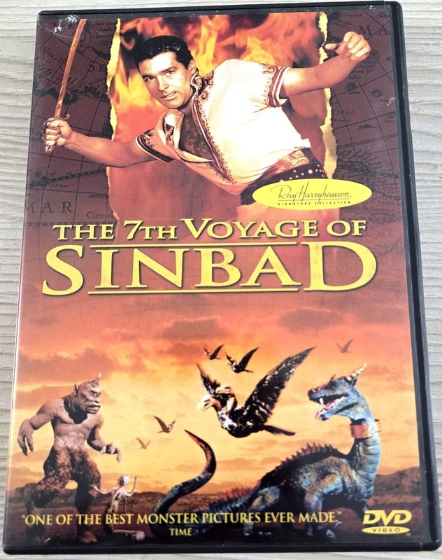 THE 7TH VOYAGE OF SINBAD (1999 Columbia) WS DVD MINT condition  1958 Classic!