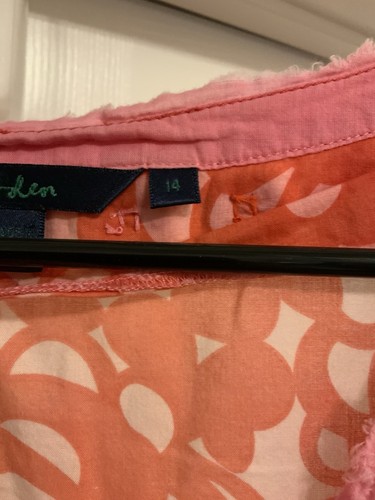 Boden Retro Kleid/Top geblümt Baumwolle - Bild 4 von 10