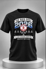 NWT Red Sox 2026 Al East Division Champions Shirt All Size S-5XL