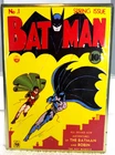 Vintage Batman No. 1 Spring Issue Tin Sign Mint Condition 8" x 11"