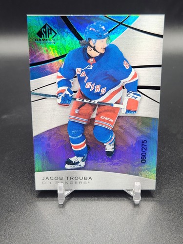 2019-20 Upper Deck SP Game Used Rainbow /275 Jacob Trouba #30 New York Rangers