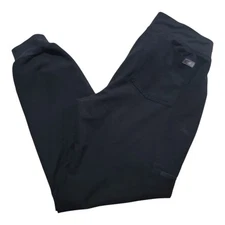 FIGS Zamora Cargo Jogger Scrub Pants Women's XS Petite Black Stretch Waist