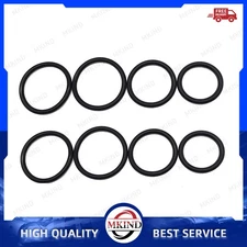 8x Engine Coolant Pipe O-Rings Kit For Ford F-150 DR-3Z8566-A BC3Z-8590-F New