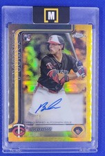 2025 Topps Gilded Collection - Chrome Gold Autographs Brooks Lee #CGA-BL Yellow