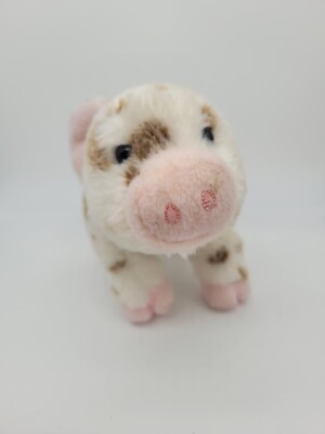 Yogi The Spotted Pig White w/ Brown Spots Plush Doll Douglas Cuddle Toys 1540