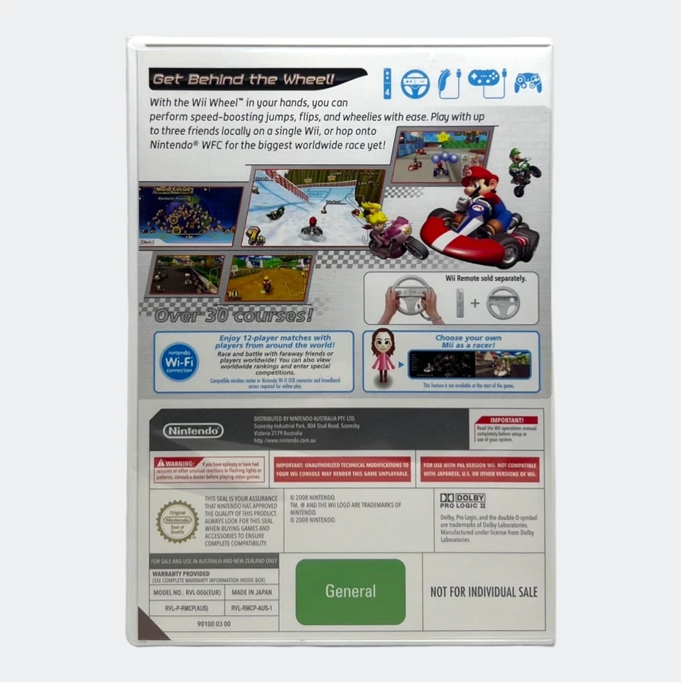 Mario Kart Wii Game PAL Australia Nintendo Wii U Compatible - Brand New Sealed - Image 2 of 4